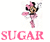 sugar, with minnie mouse dancing ballet