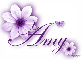 Purple Flower - Amy