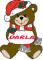 Christmas Teddy Bear - Darla