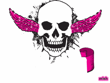 Lithium pink skull