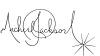 Michael Jackson's Signature. 