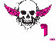 kelly pink skull
