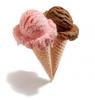 double icecream cones