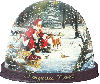 snow globe santa
