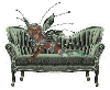 Sofa with woman