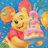 winnie the pooh with birthday cake