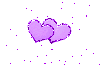 two purple hearts