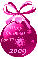 Pink Xmas Ornament - Sherry