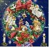 wreath nativity