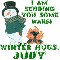 Warm Winter Hugs - Judy