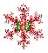 Red Snowflake - Iris