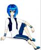 Anime Blue Girl 