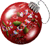 candy cane bauble