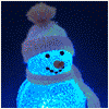 glowing snowman avatar