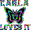 CARLA Butterfly Loves it