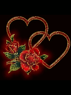 hearts and rose