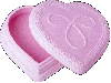 pink heart box