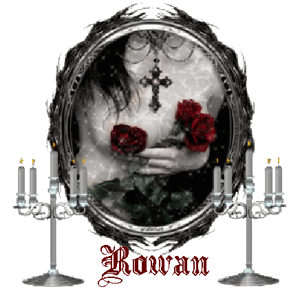Rowan Goth Girl with Roses