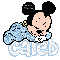 Sleeping Baby Mickey Mouse -Caleb-