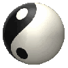 yin yang rotating