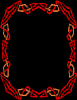 dark red frames