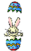 easter bunny hatching
