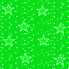 estrellas con fondo verde