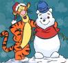 tigger with snow pooh