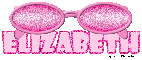 Pink Glitter Sunglasses -Elizabeth-