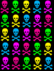 rainbow skulls