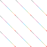 Cross color lines