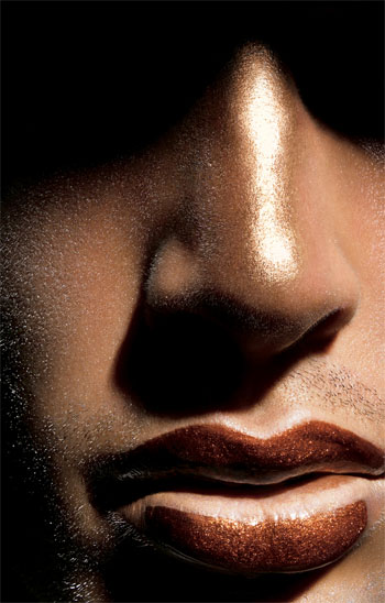 golden makeup man