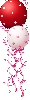 Balloons - red n white