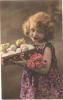 TINTED PHOTO-BEAUTIFUL YOUNG GIRL-EASTER