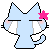 blue cat - T_T cry
