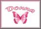 Pink Butterfly Donna