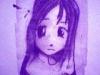 Sad girl - purple
