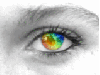 rainbow eye