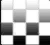 black and white checker board
