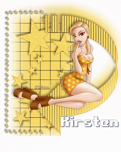 Glitter Anime Girl for Kirsten