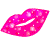 pink kissy
