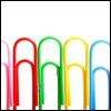 rainbow paperclips
