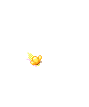 flying butterfly drawing a heart