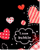 love bubble hearts