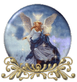 Angel in globe