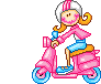 girl riding 
