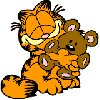 Garfield hugging pookie
