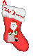 Santa Stocking W/tex