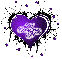 kelsey purple animated heart