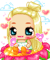 cute kawaii blonde girl